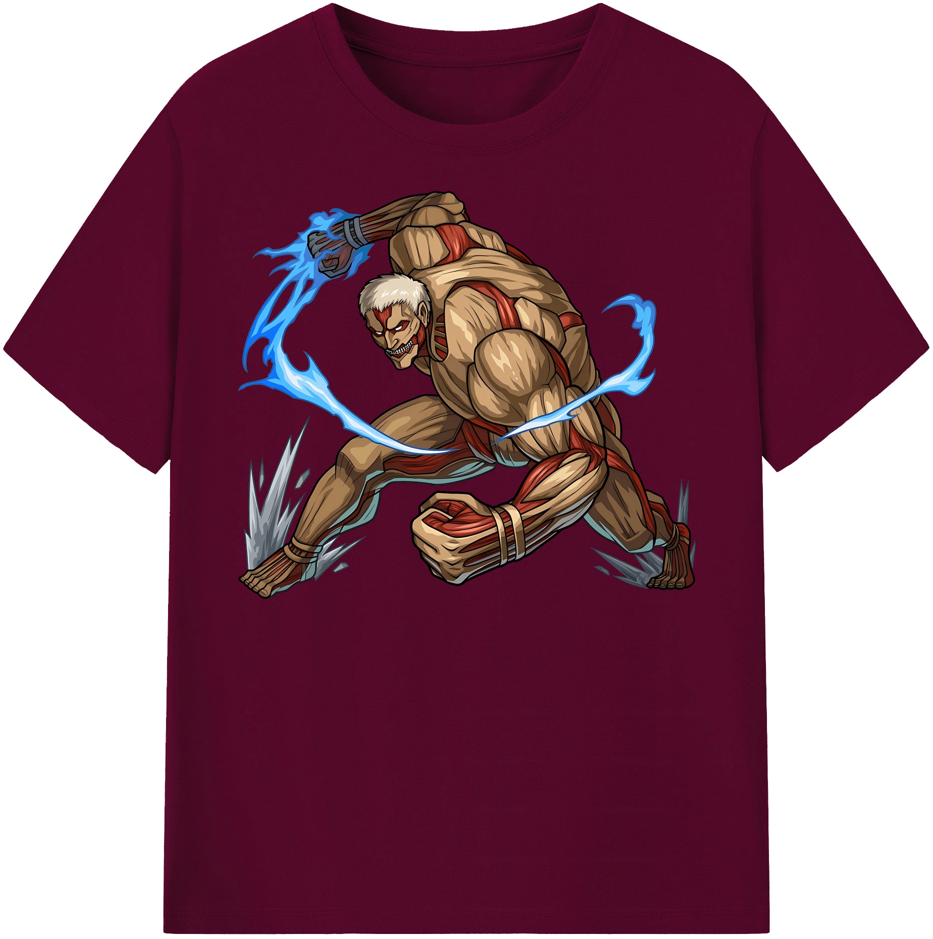 （画像用） 進撃の巨人 Attack on Titan レディースカジュアルプリントTシャツ（綿100％）